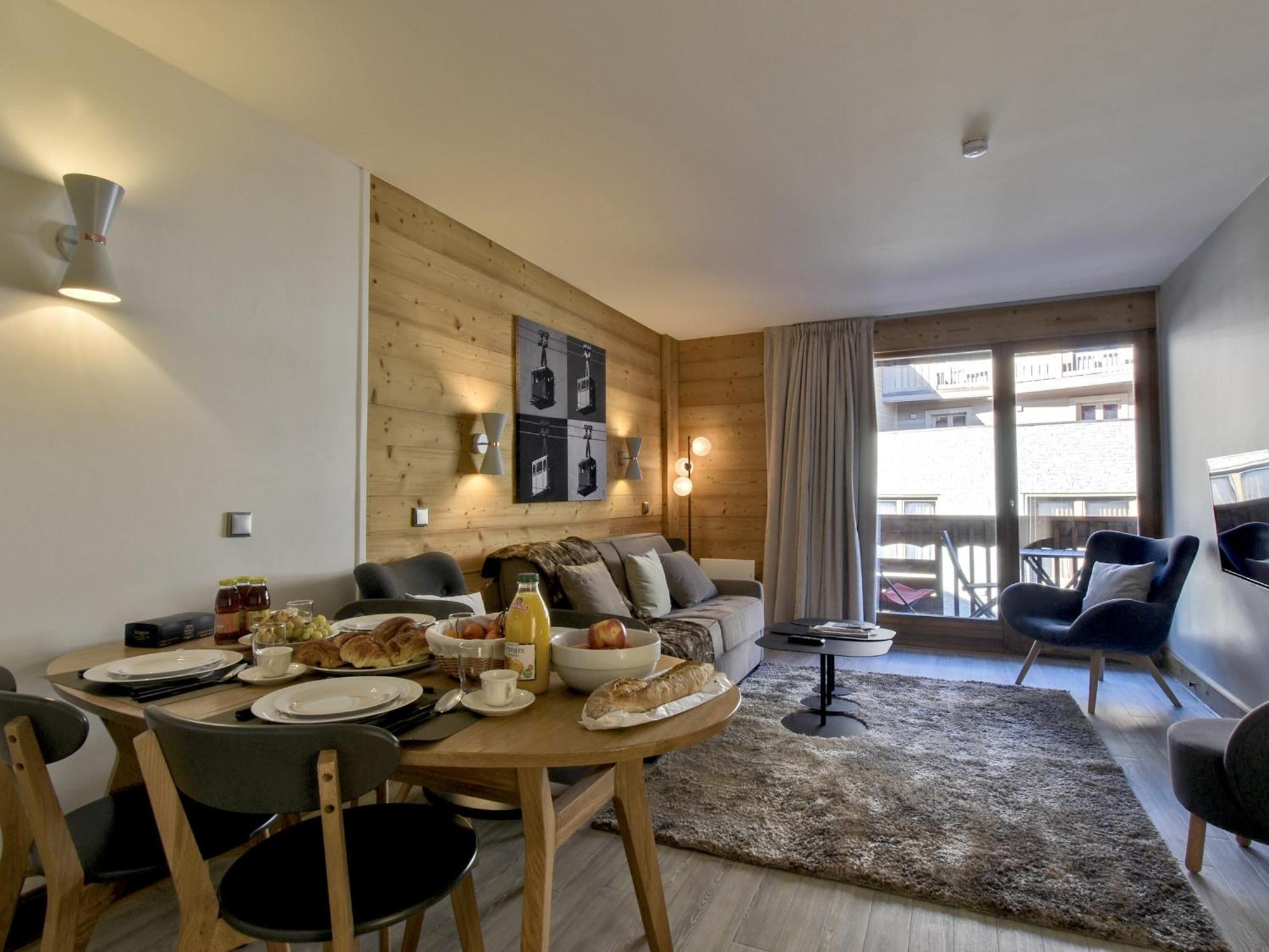 Luxueux Appartement 2 Chambres Au Coeur De Courchevel 1850, Balcon, Parking Et Services Inclus - Fr-1-613A-7 المظهر الخارجي الصورة